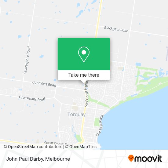 John Paul Darby map