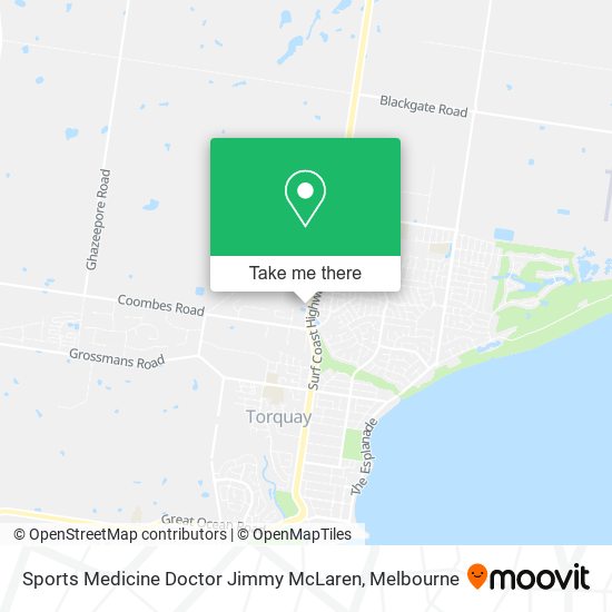 Sports Medicine Doctor Jimmy McLaren map