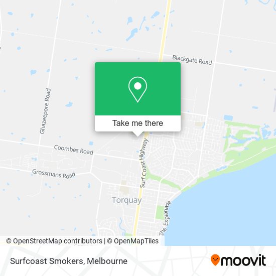 Surfcoast Smokers map