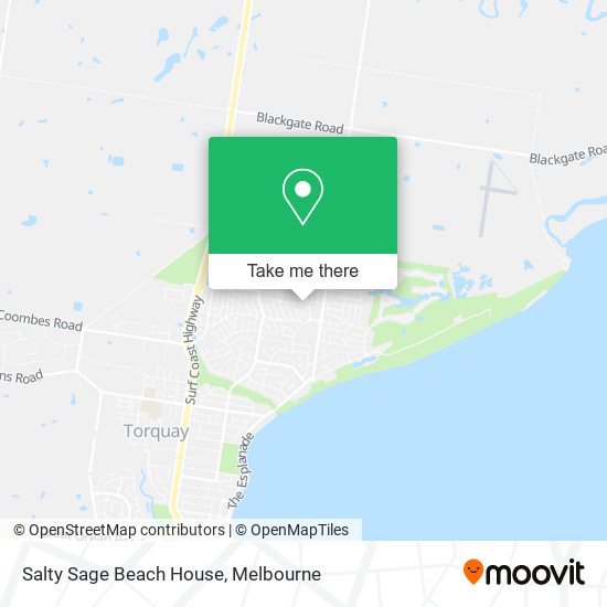 Salty Sage Beach House map