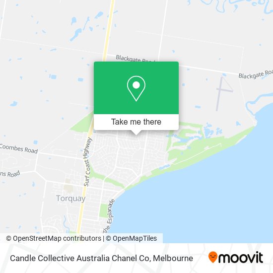 Candle Collective Australia Chanel Co map