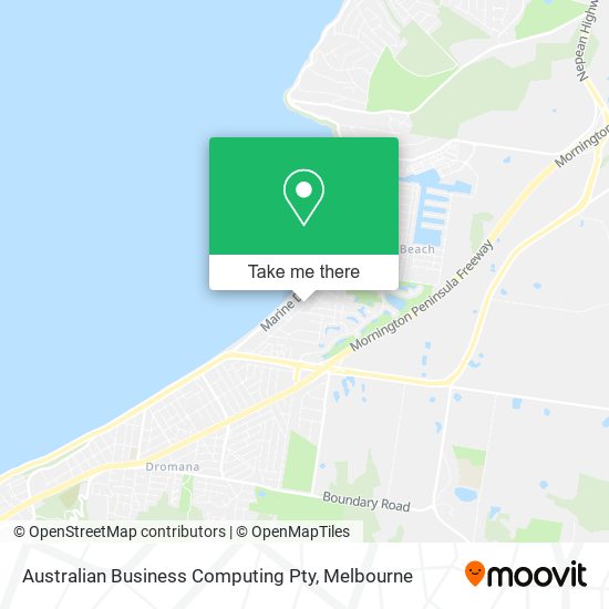Australian Business Computing Pty map