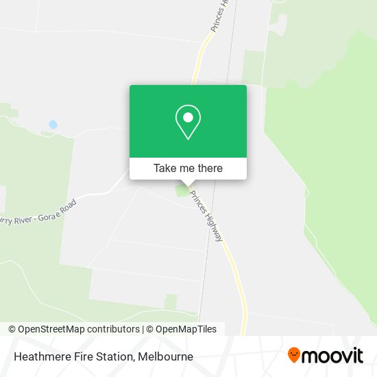 Heathmere Fire Station map