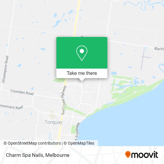 Charm Spa Nails map