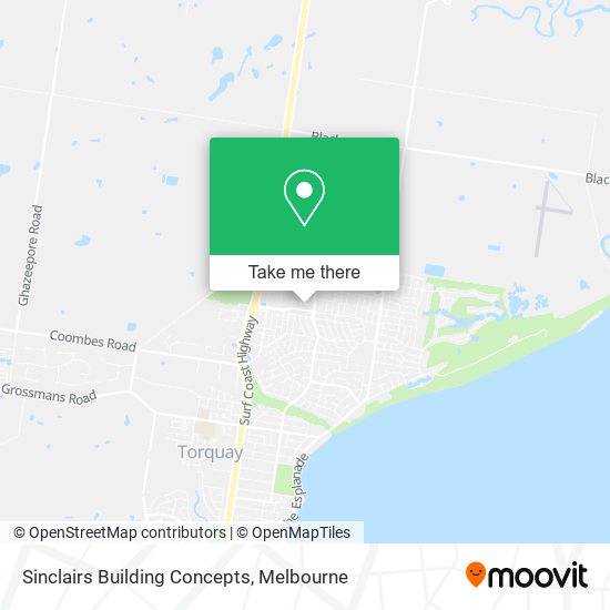 Sinclairs Building Concepts map