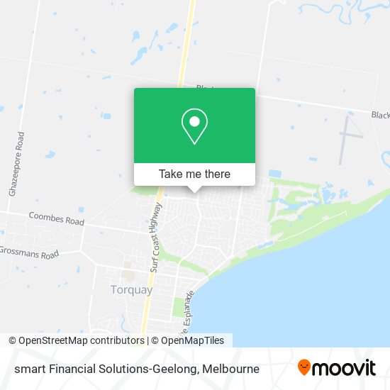 smart Financial Solutions-Geelong map