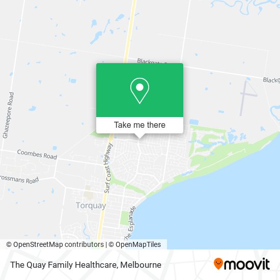 The Quay Family Healthcare map
