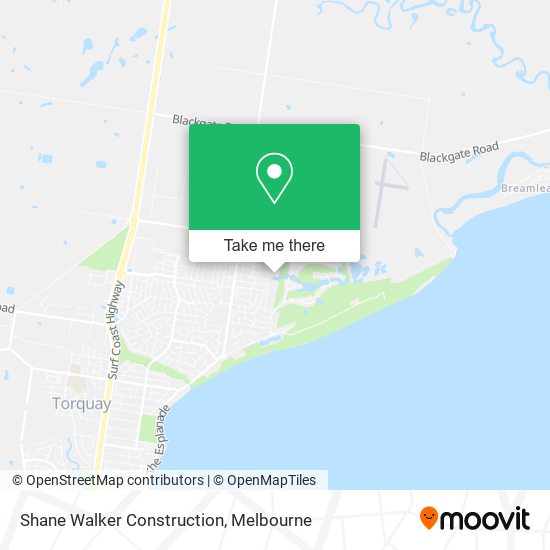 Shane Walker Construction map