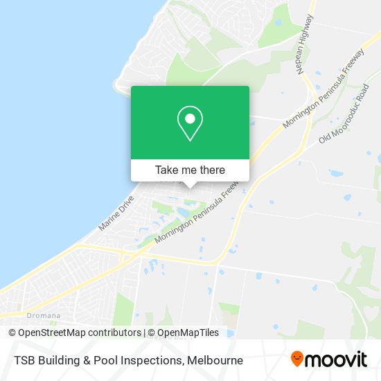 TSB Building & Pool Inspections map