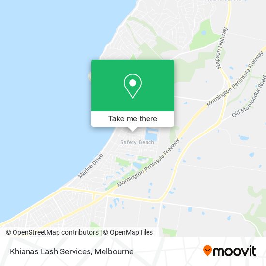 Khianas Lash Services map