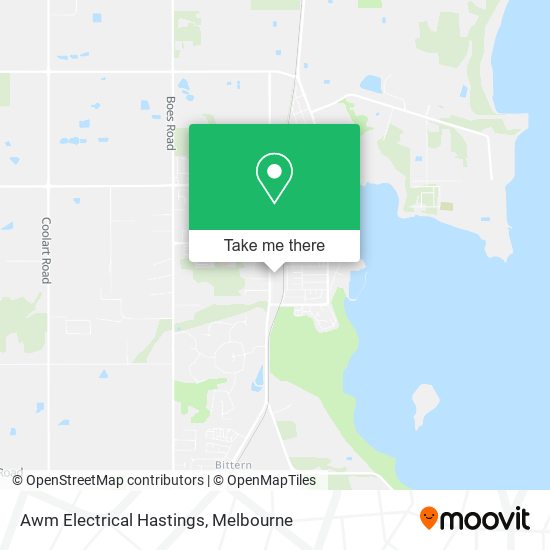 Awm Electrical Hastings map