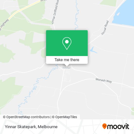 Yinnar Skatepark map