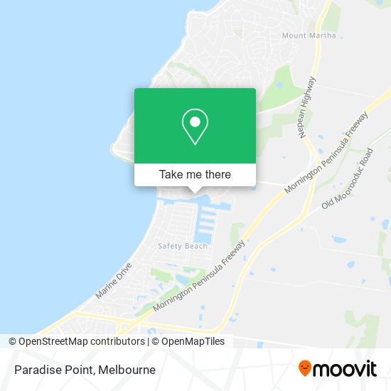 Paradise Point map