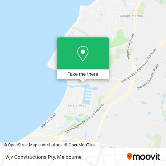 Ajv Constructions Pty map