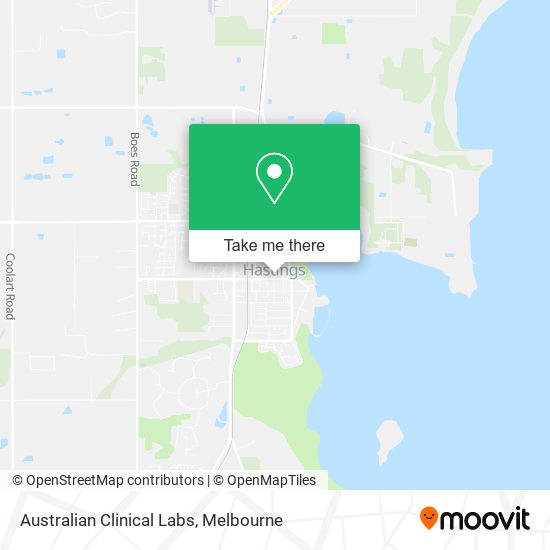 Australian Clinical Labs map