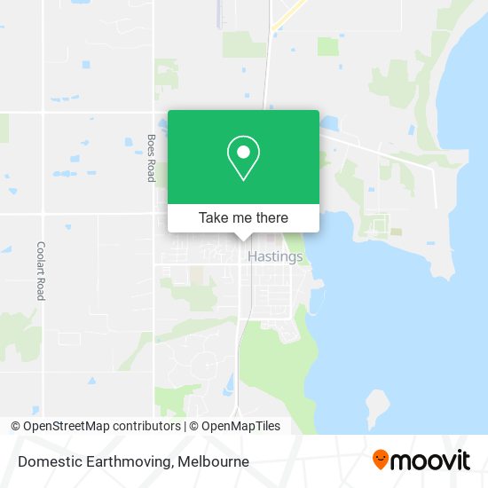 Domestic Earthmoving map