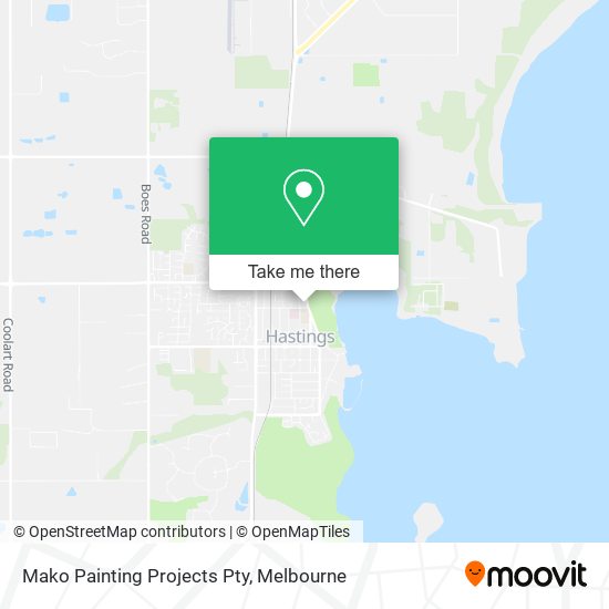 Mako Painting Projects Pty map