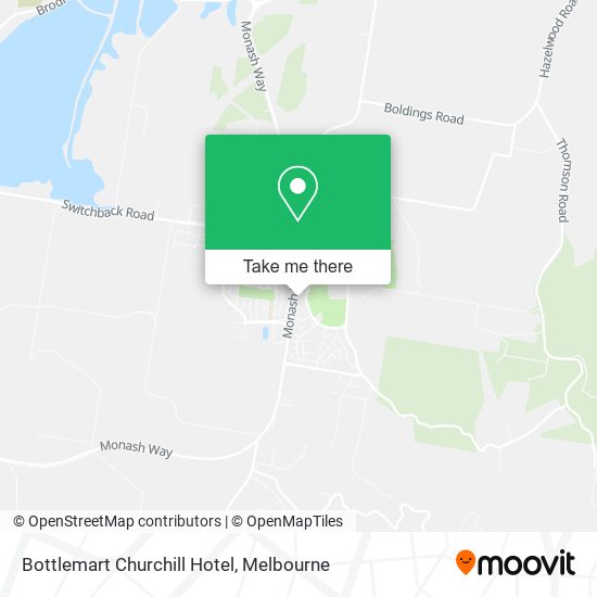 Bottlemart Churchill Hotel map