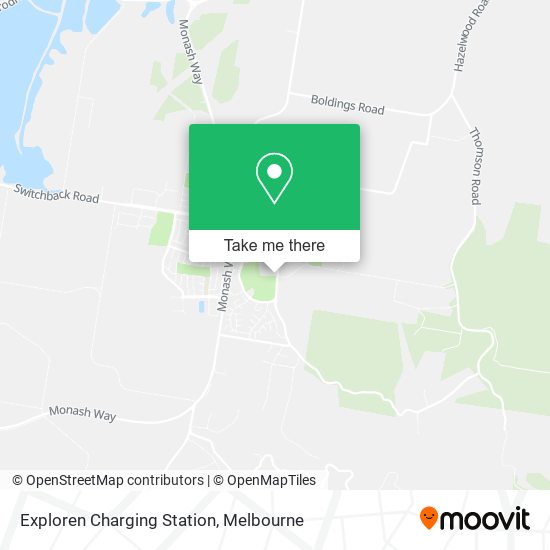 Exploren Charging Station map