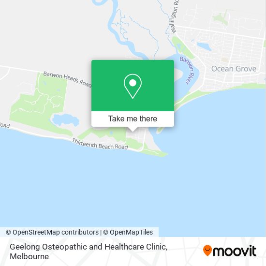 Geelong Osteopathic and Healthcare Clinic map
