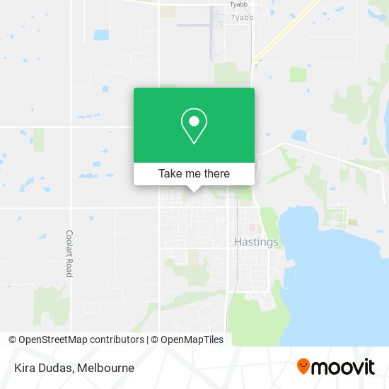 Kira Dudas map
