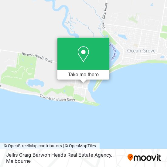 Jellis Craig Barwon Heads Real Estate Agency map