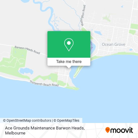 Ace Grounds Maintenance Barwon Heads map