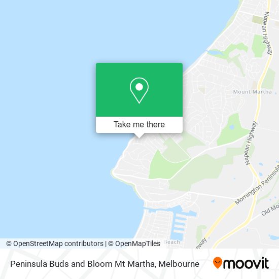 Peninsula Buds and Bloom Mt Martha map