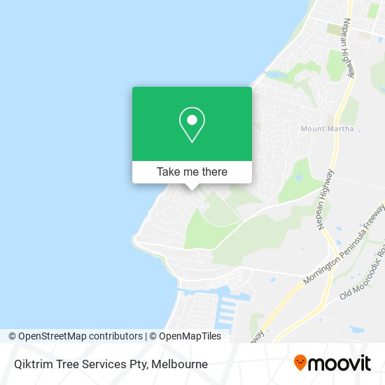 Qiktrim Tree Services Pty map