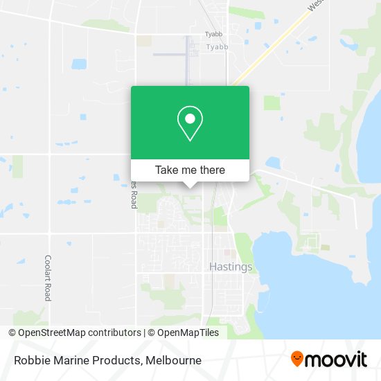 Robbie Marine Products map