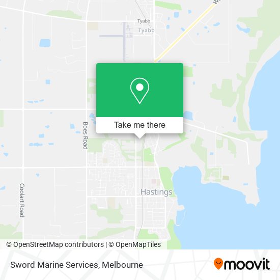 Sword Marine Services map