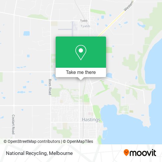 National Recycling map
