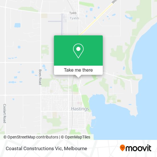 Coastal Constructions Vic map