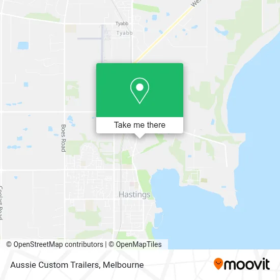 Mapa Aussie Custom Trailers