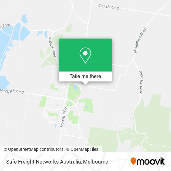 Safe Freight Networks Australia map