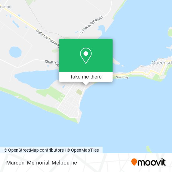 Marconi Memorial map