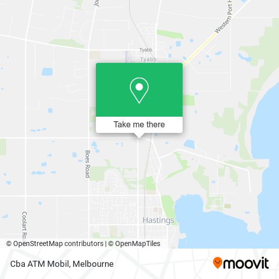 Cba ATM Mobil map