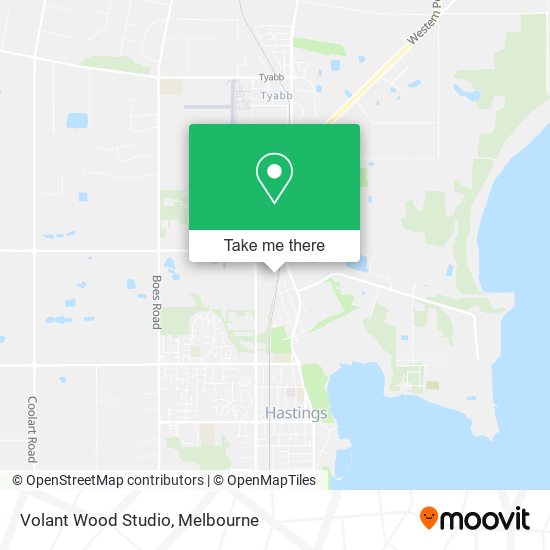 Volant Wood Studio map