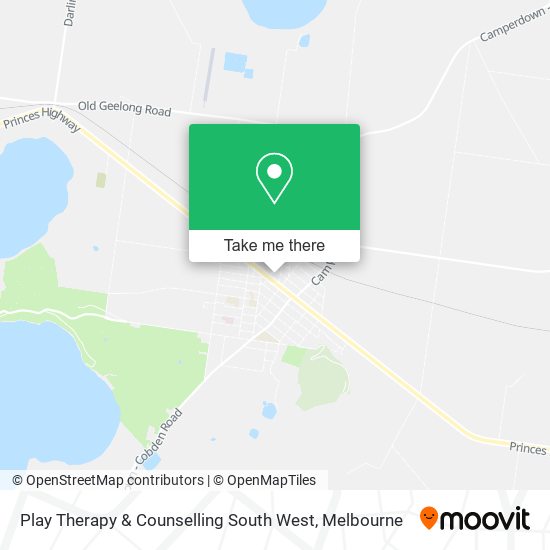 Play Therapy & Counselling South West map