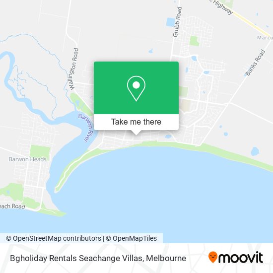 Bgholiday Rentals Seachange Villas map