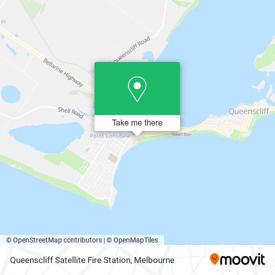 Queenscliff Satellite Fire Station map