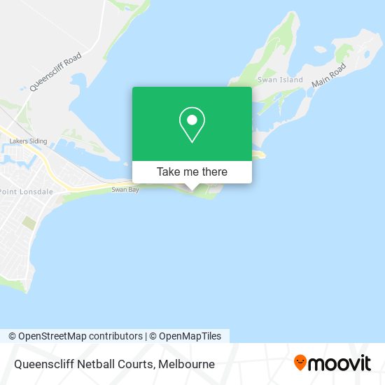 Queenscliff Netball Courts map