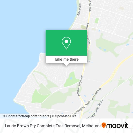 Laurie Brown Pty Complete Tree Removal map