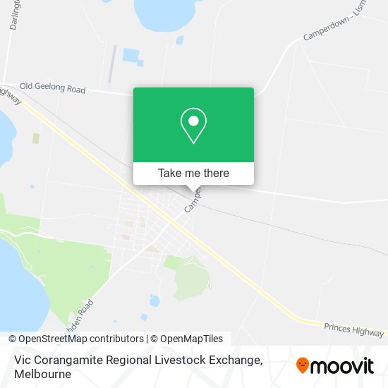 Vic Corangamite Regional Livestock Exchange map