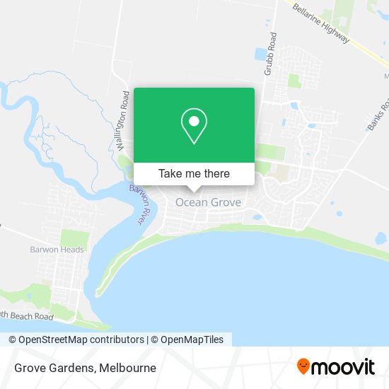 Grove Gardens map