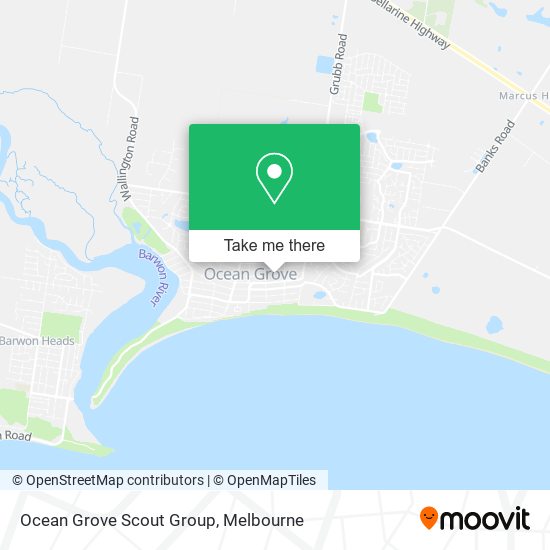 Ocean Grove Scout Group map