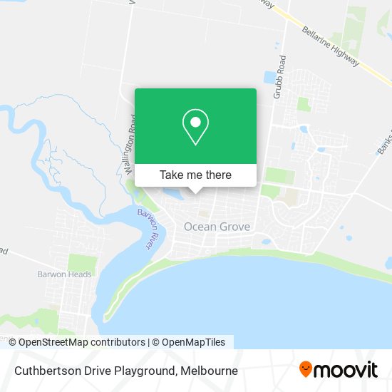 Cuthbertson Drive Playground map