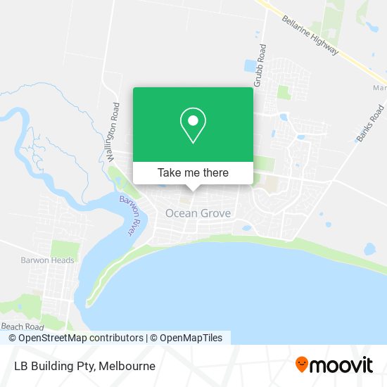 LB Building Pty map