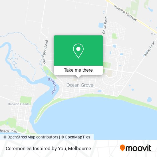 Ceremonies Inspired by You map
