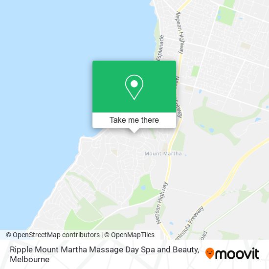 Ripple Mount Martha Massage Day Spa and Beauty map